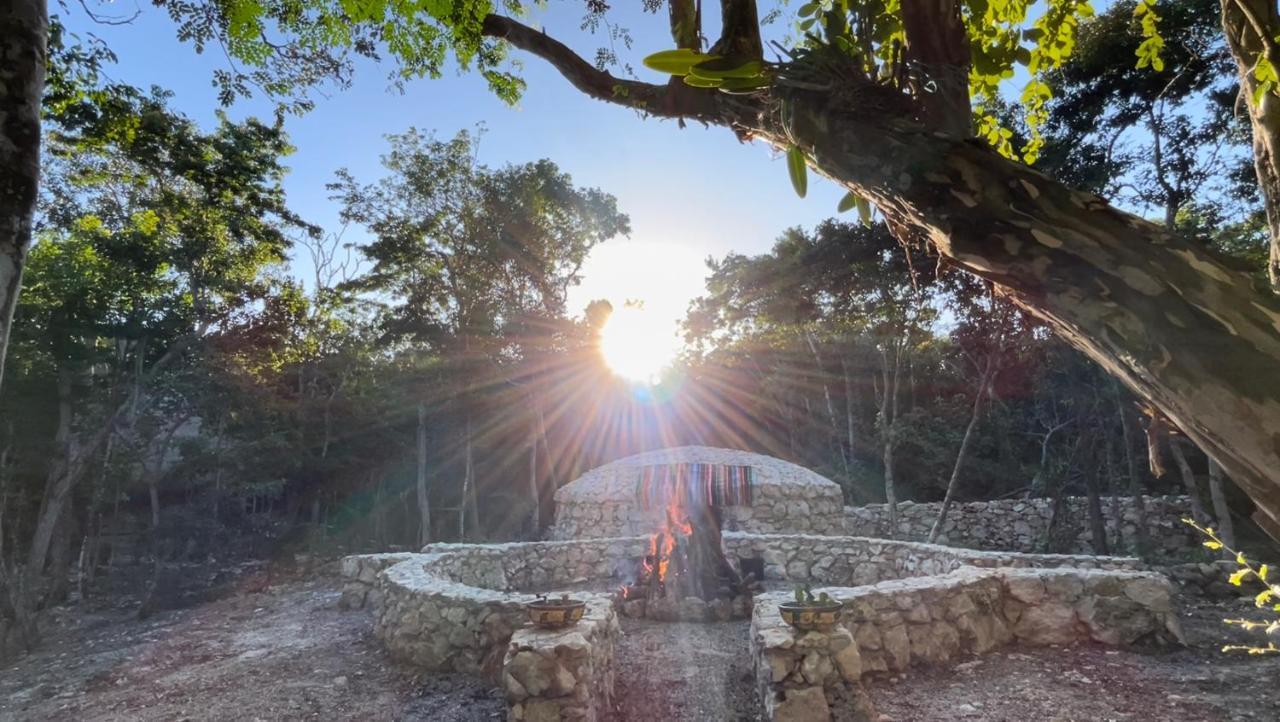 Hotel Glamping Bunga Lotus Tulum Exterior foto