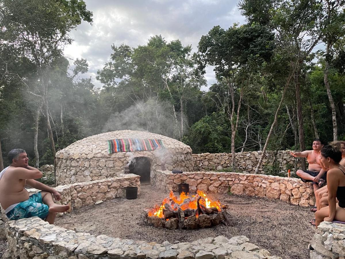 Hotel Glamping Bunga Lotus Tulum Exterior foto