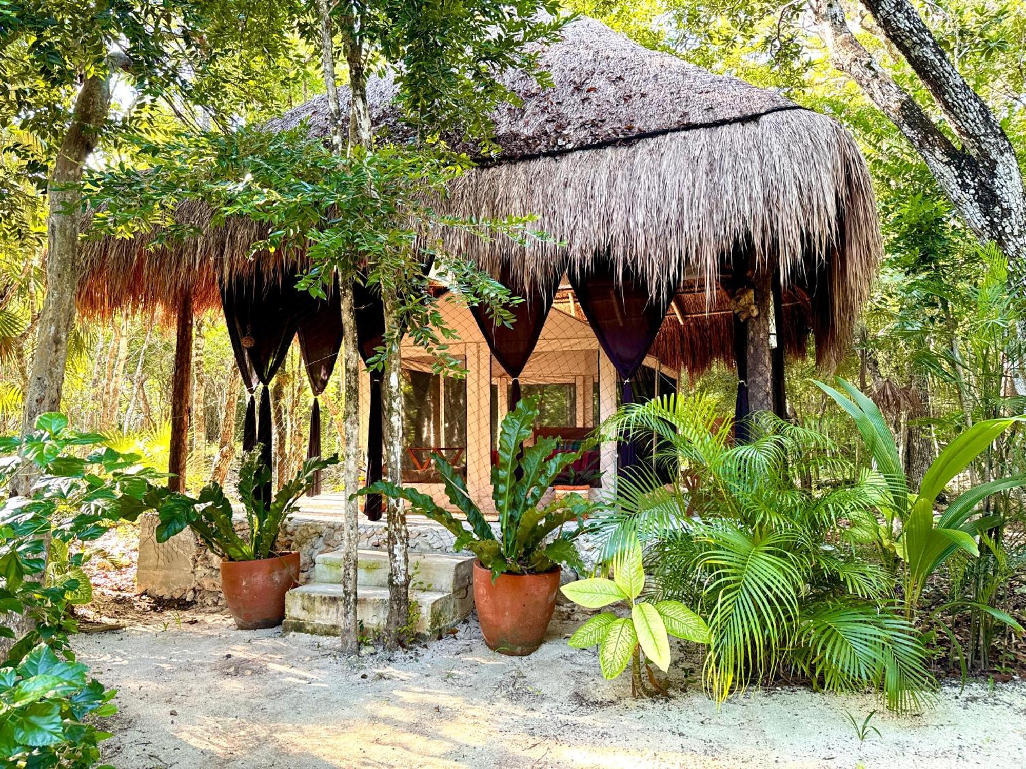 Hotel Glamping Bunga Lotus Tulum Exterior foto