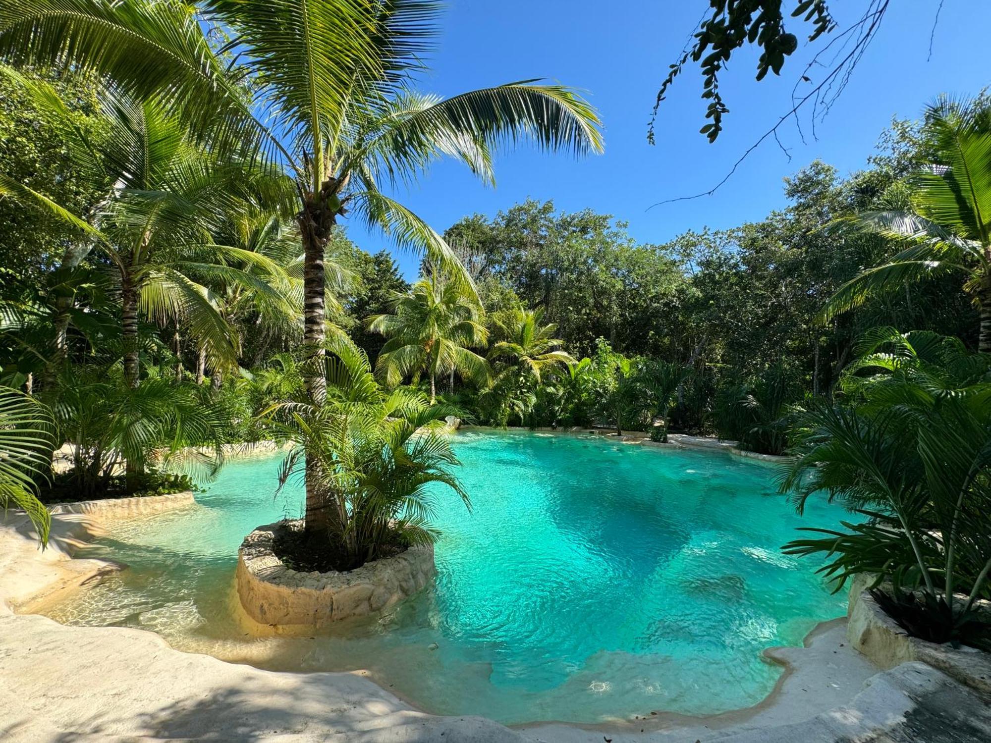 Hotel Glamping Bunga Lotus Tulum Exterior foto