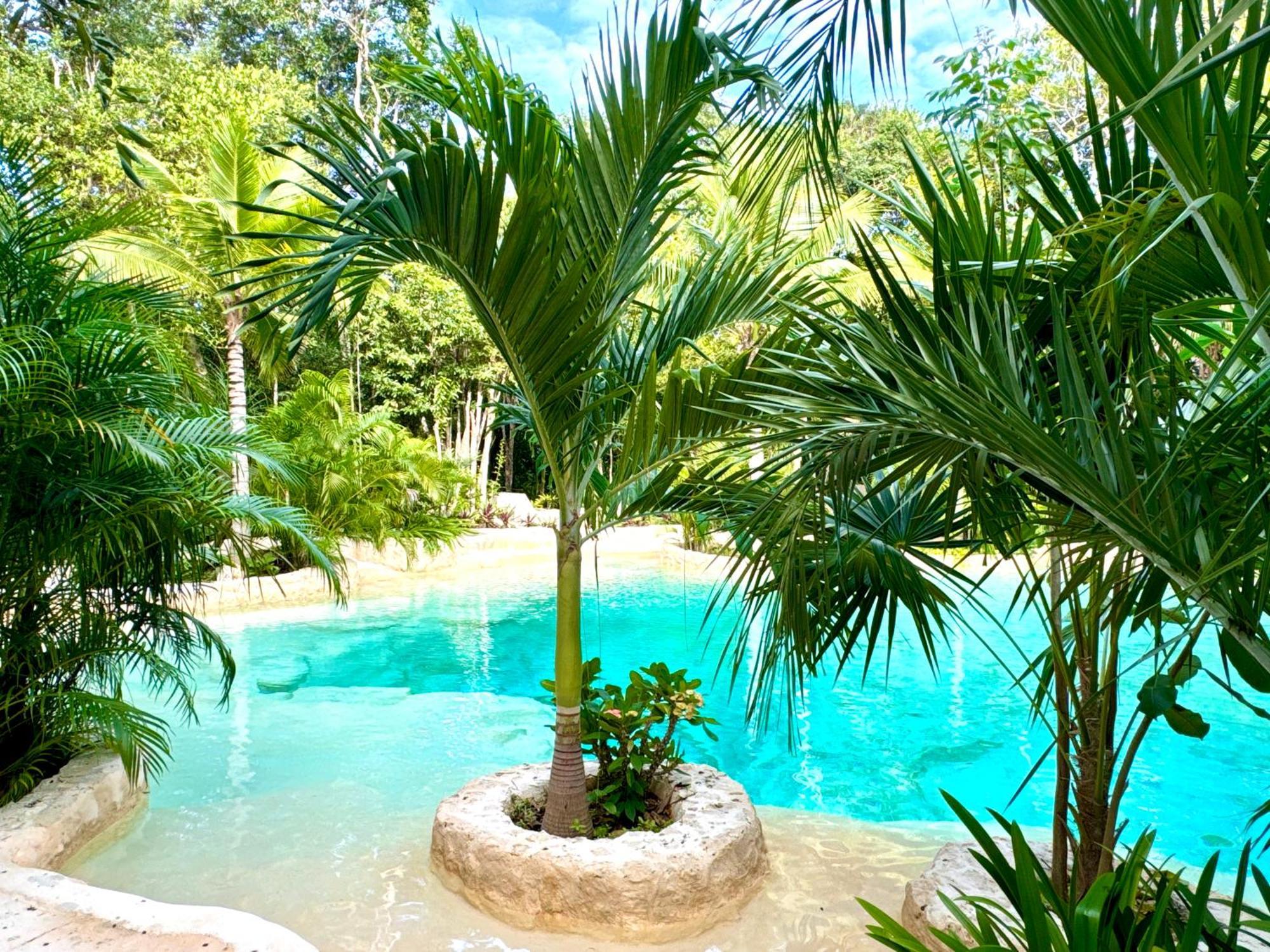 Hotel Glamping Bunga Lotus Tulum Exterior foto