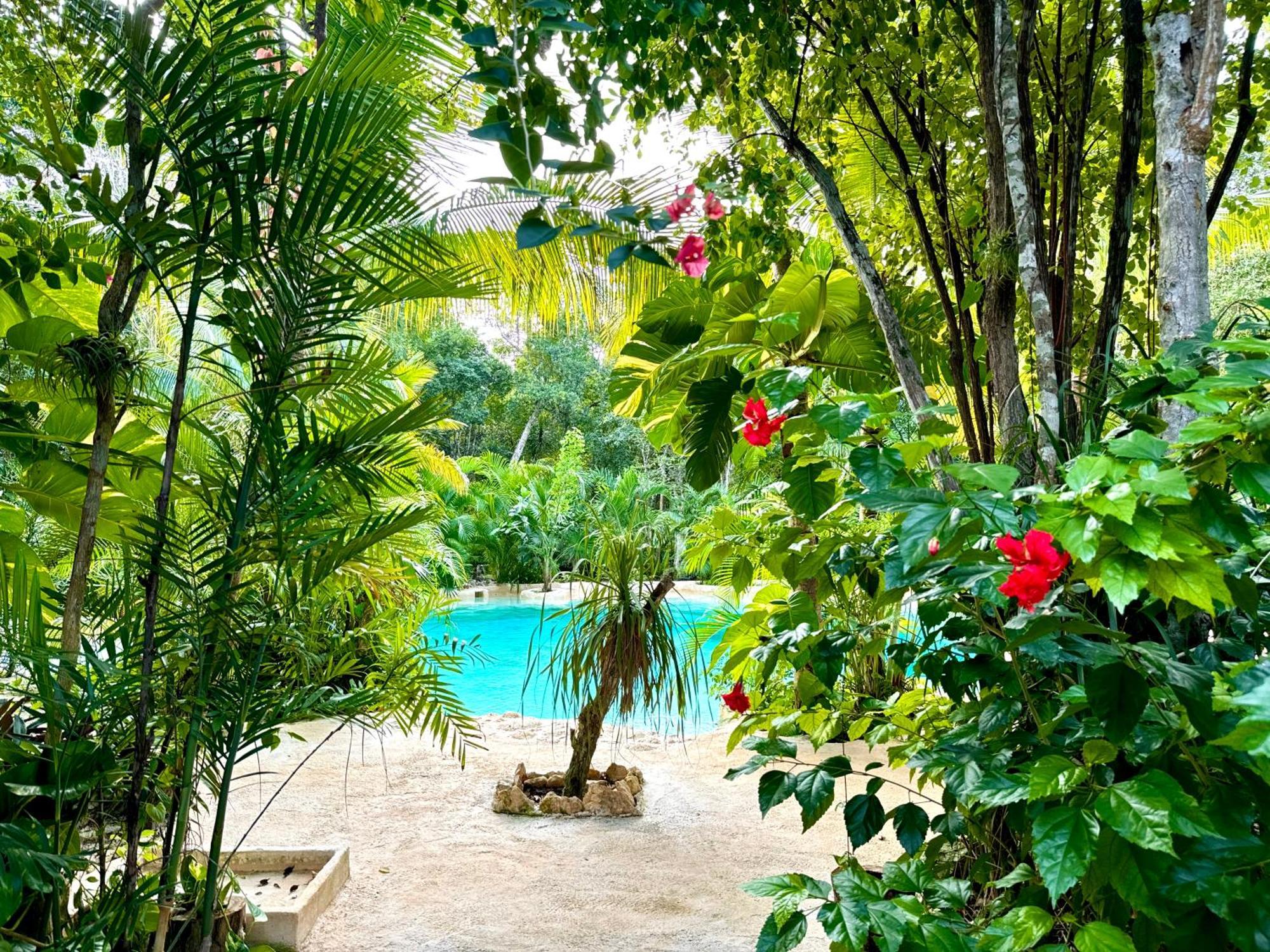 Hotel Glamping Bunga Lotus Tulum Exterior foto